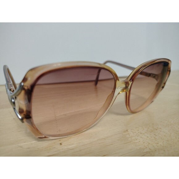 Vintage Luxottica Maude Sunrose Translucent Oval Eyeglasses Tinted Italy main image 6